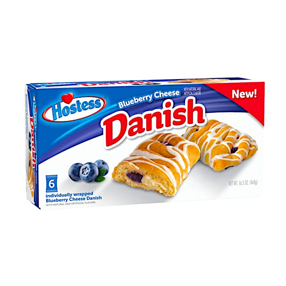 Hostess Danish Blueberry & Cream Cheese 468g