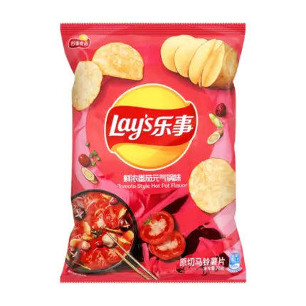 Lays Tomato Style Hot Pot Flavor 70g