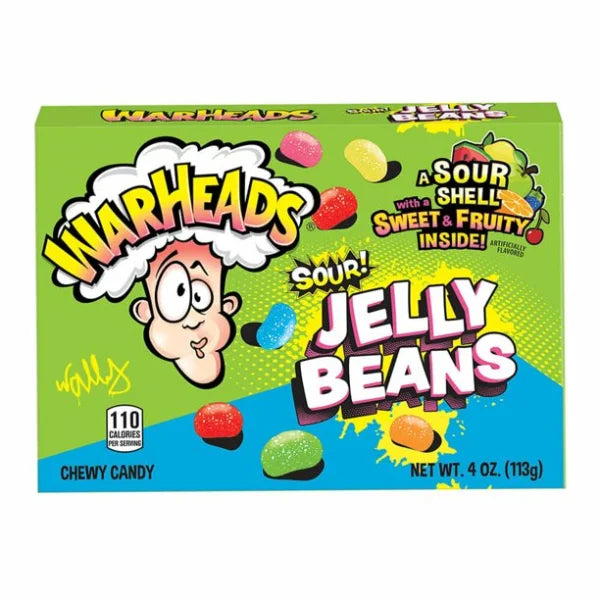 Warheads Jelly Beans 113g